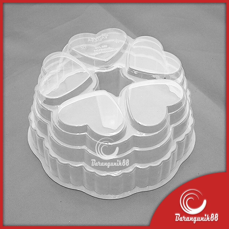 [Valentine] Cetakan Agar-agar Puding Jelly Kue Plastik Food Grade Jelly Mould