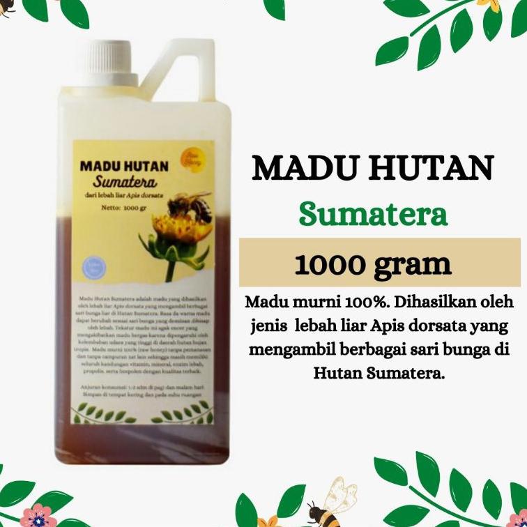 

❇ Hutan Asli Murni Raw Honey 1000 Gram ♥
