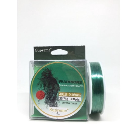 SENAR / LINE MONO SUPREME WARRIORS FLUOROCARBON COATED (Color CRYSTAL CLEAR)