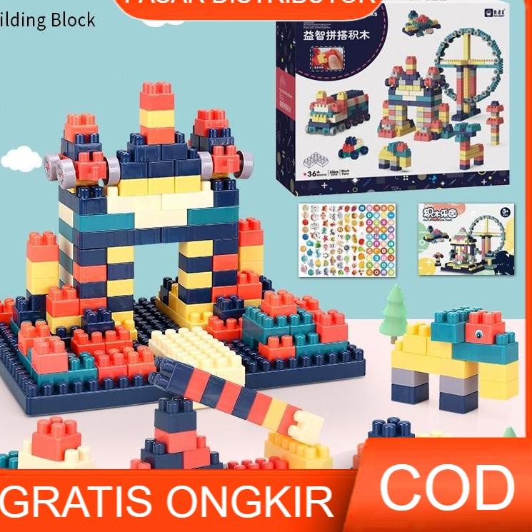 Terlaris Mainan Anak Block Paradise Balok Susun Mainan Balok Susun Anak Brick Balok Susun Mainan Edu