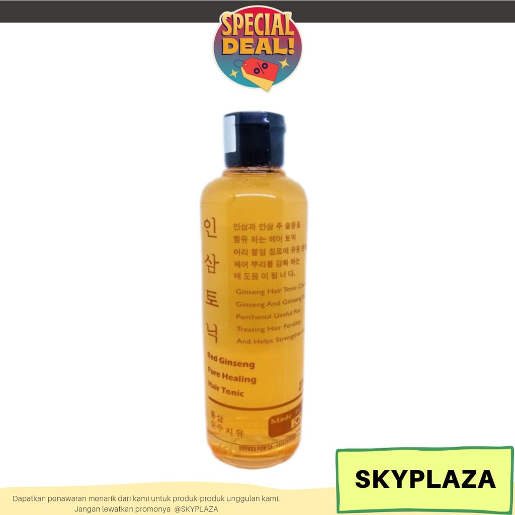 HAIR TONIC RED GINSENG KOREA PERAWATAN RAMBUT 250ML