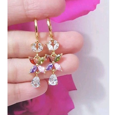 Anting Xuping Jurai Batu Permata gold824