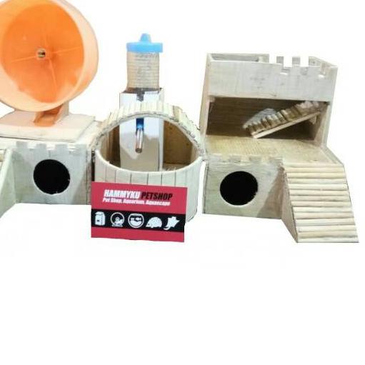 ✻ KANDANG HAMSTER - PAKET KANDANG HAMSTER AQUARIUM L NIKITA KHANZA ☑