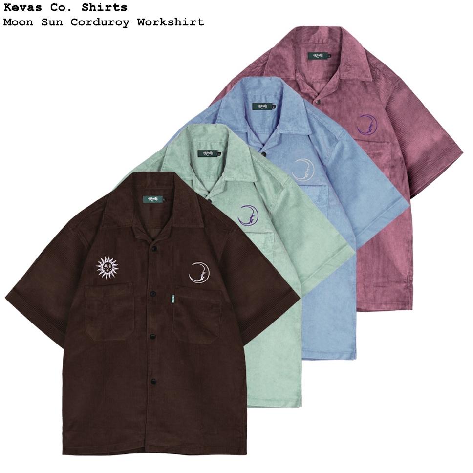 TERBAIK Kevas Moon Sun Corduroy Work Shirt