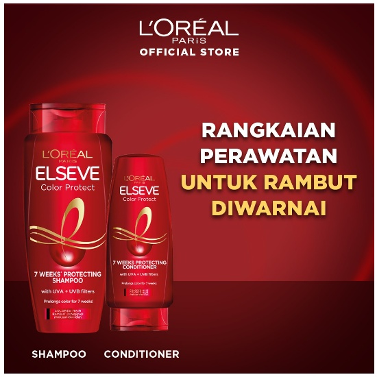 L'Oreal Paris Elseve Color Protect 7 Weeks Protecting Hair Care  | Shampoo | Conditioner - 170 ML Loreal