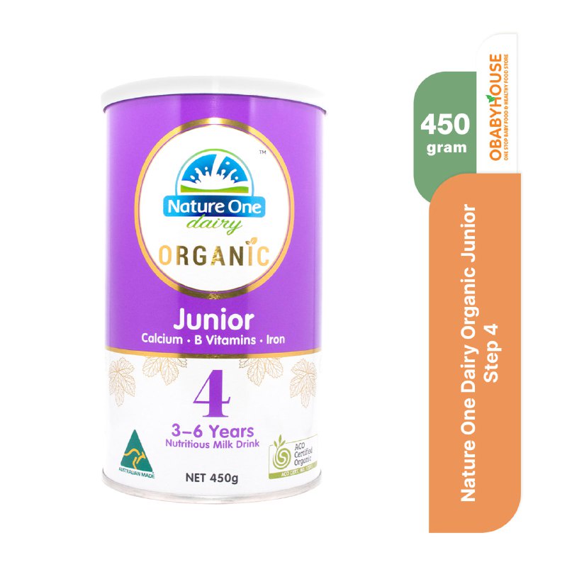 Nature One Dairy Organic Junior 450 gr - STEP 4