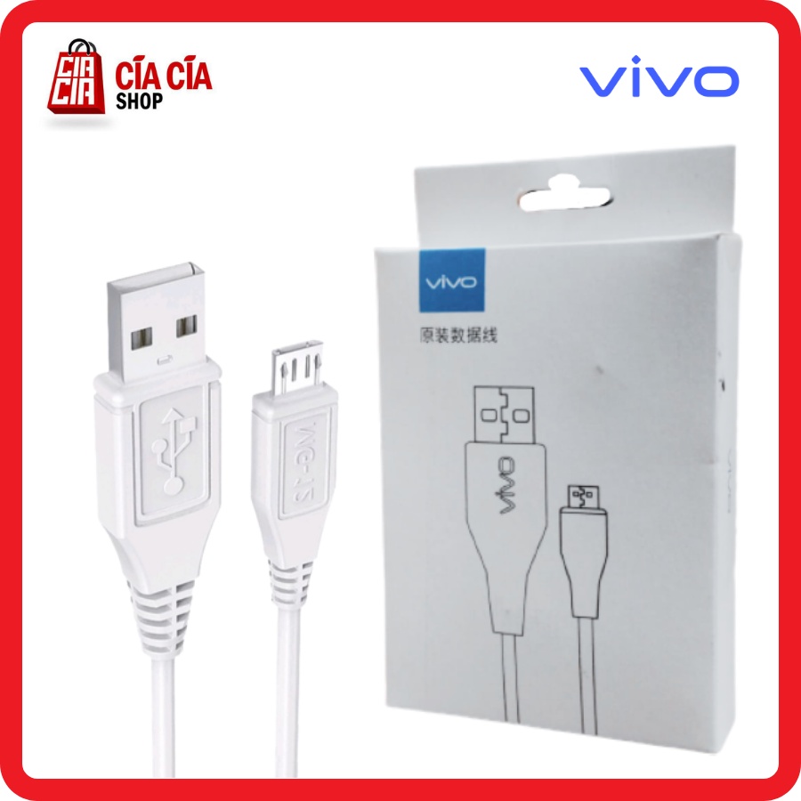 Kabel data charger Vivo usb micro 2A Fast Charging Original VIVO V3 V5 V7 V11 V15