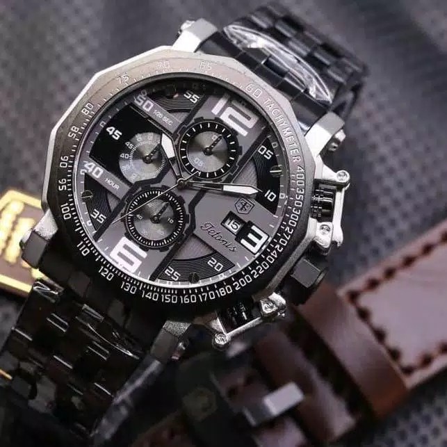 Jam Tangan Pria Tetonis Rantai Paket Garansi 1 Tahun