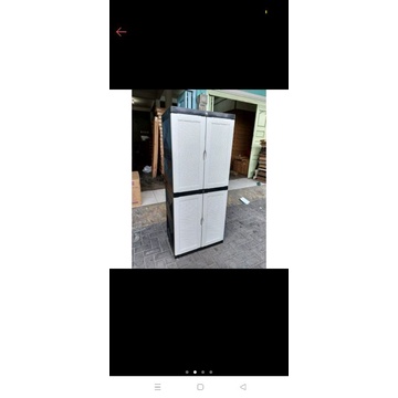 lemari putih 2 pintu