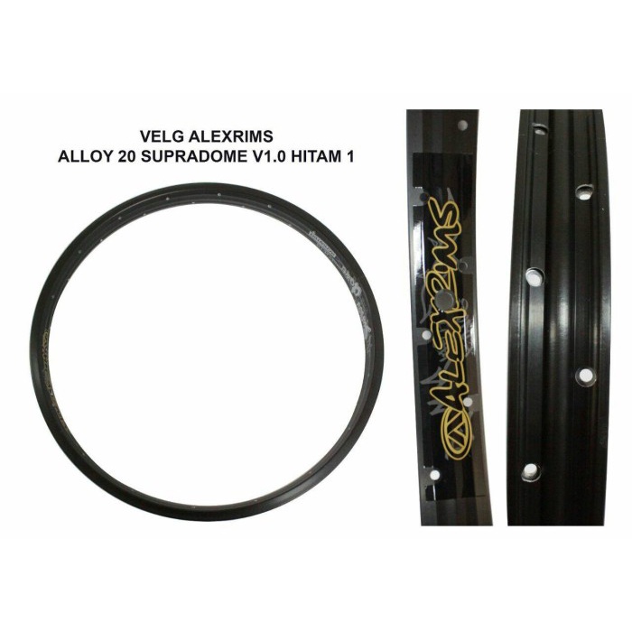 Terlaris Velg Bmx 20 Alexrims Supradome