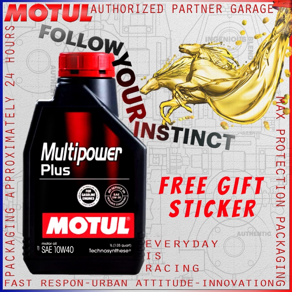 MOTUL MULTIPOWER PLUS 10W40 SN 1L