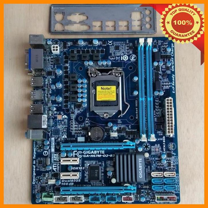 (alya) motherboad gigabyte h67 lga 1155 sata 3 support gen 2 gen 3