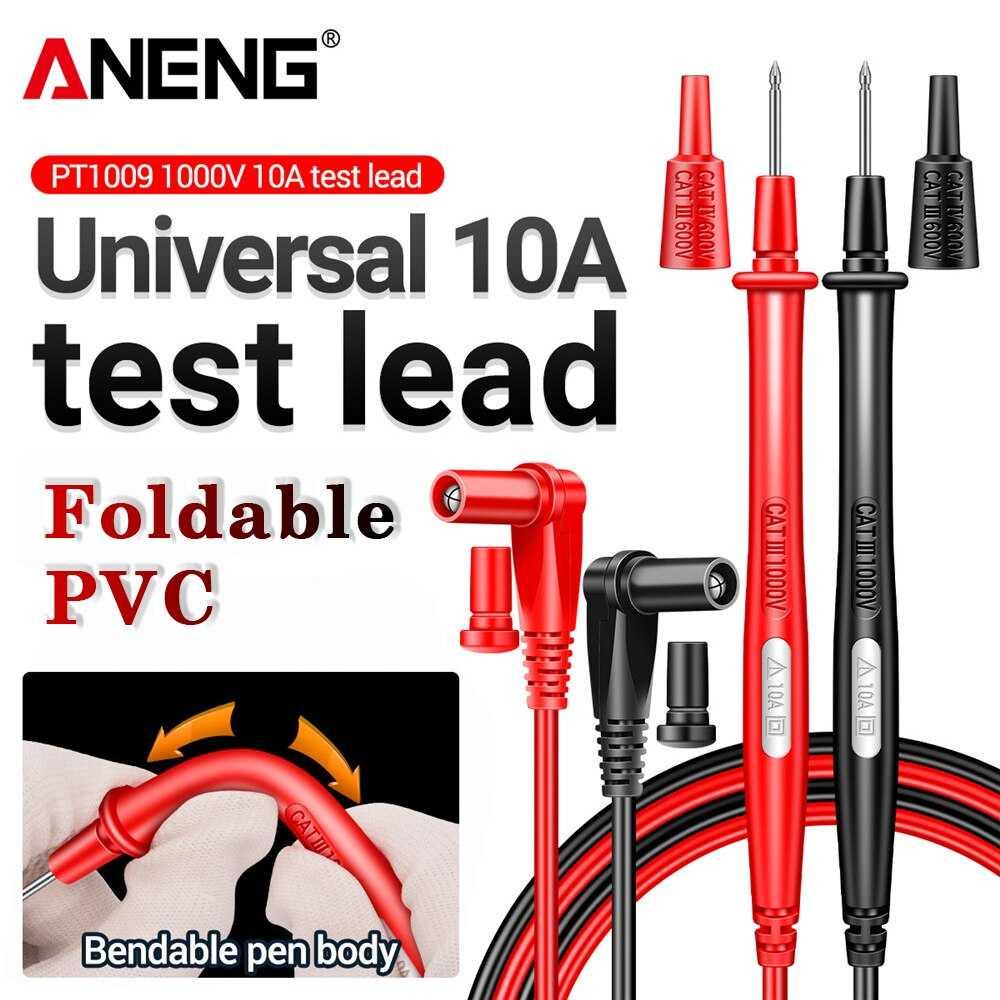 ANENG Kabel Digital Multimeter Test Lead Wire Retardant 10A 1000V - PT1009 - Black/Red