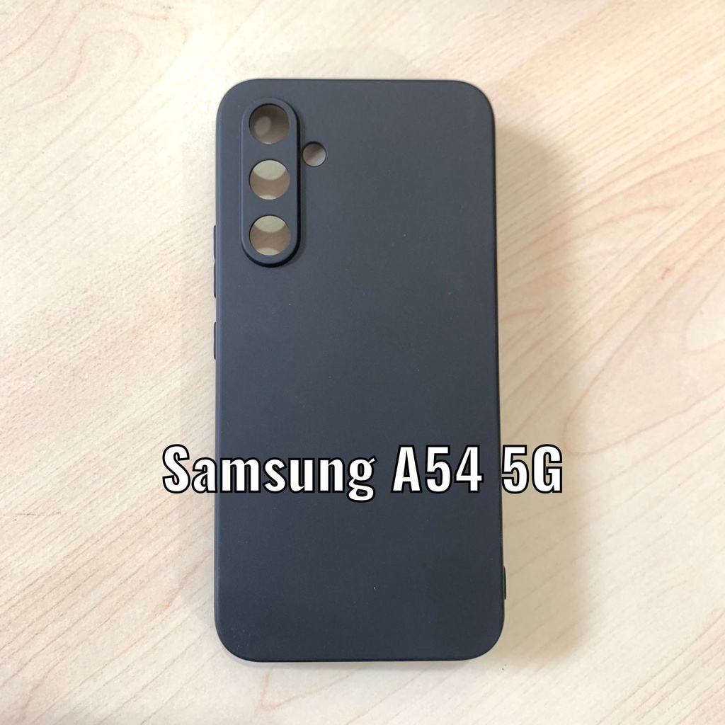 (SLIM) Softcase Black Bumper ULTRA Samsung A54 5G&quot; A34 5G&quot; A24 A14 5G&quot; Soft Case Silicone Casing Cover Galaxy Hitam Gelap Matte Doff Tipis Bagus/ Karet Body Armor Premium/ Kondom Anti Glare Protecth Camera Protection Kamera Ori Original