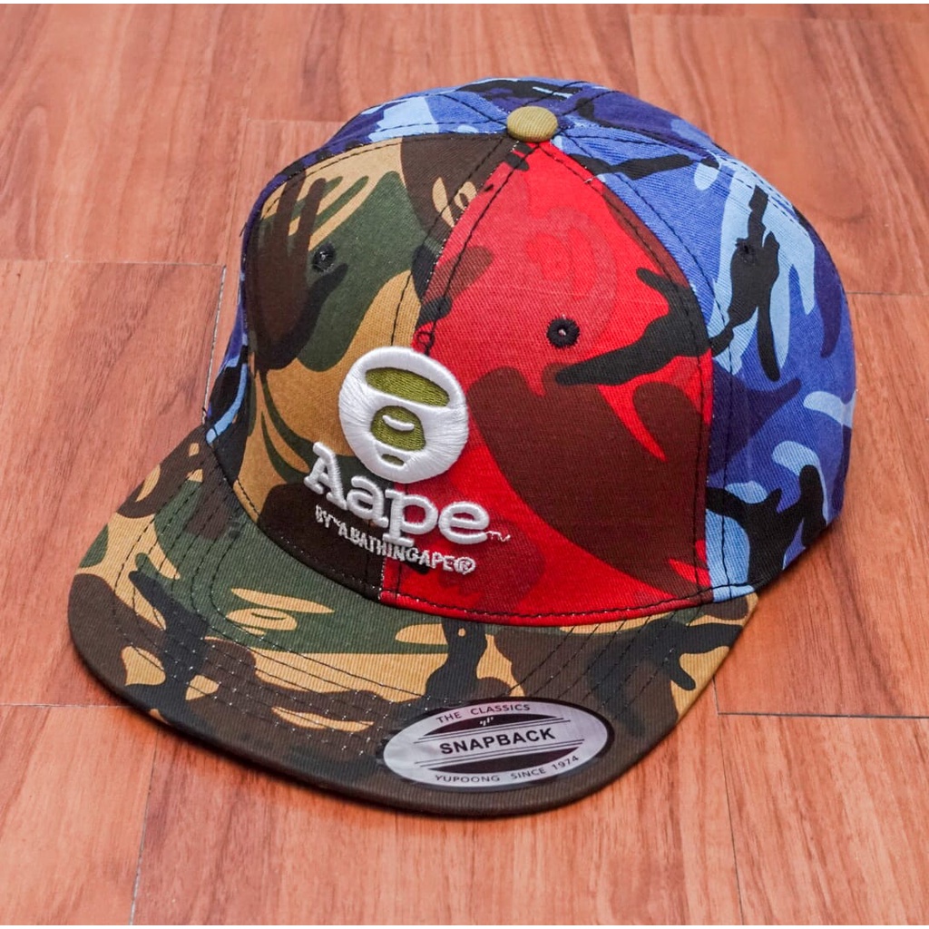 Topi snapback aape import pria topi bape by a bathing ape