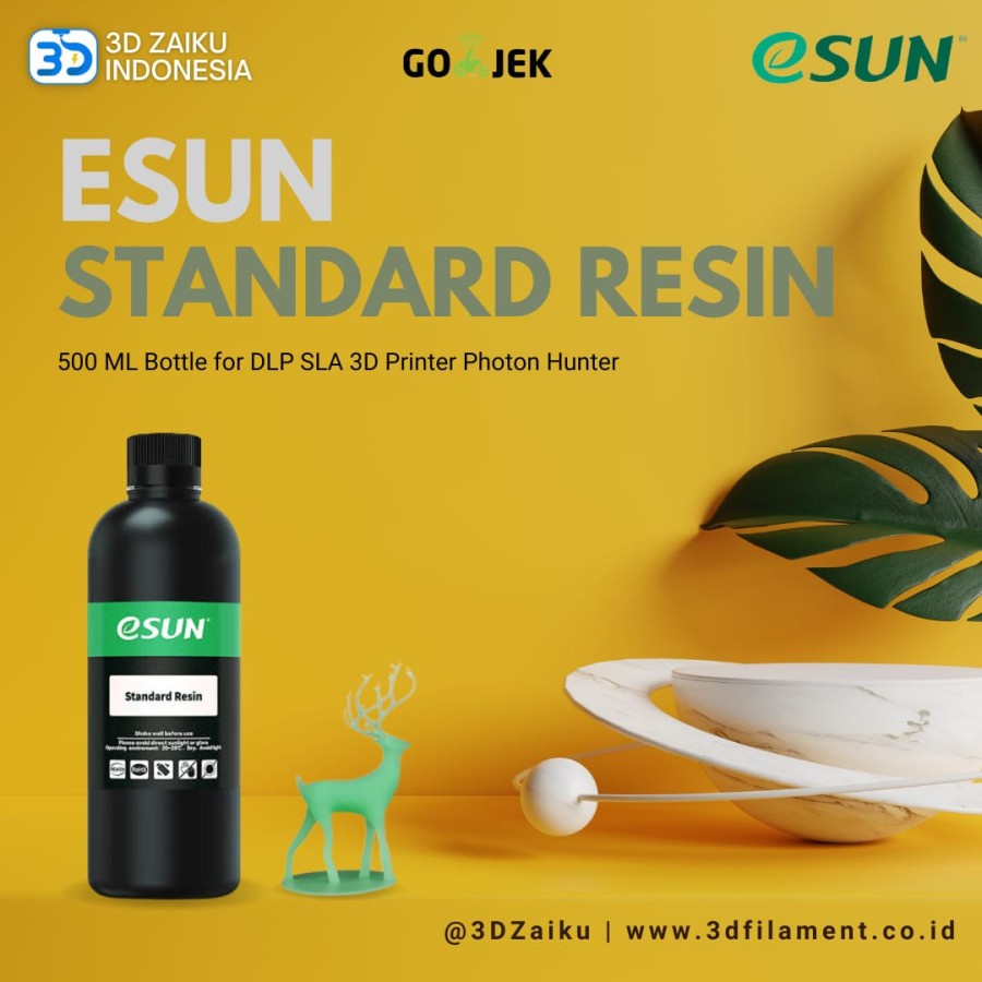 eSUN Resin 500 ML Bottle for DLP SLA 3D Printer Photon Hunter