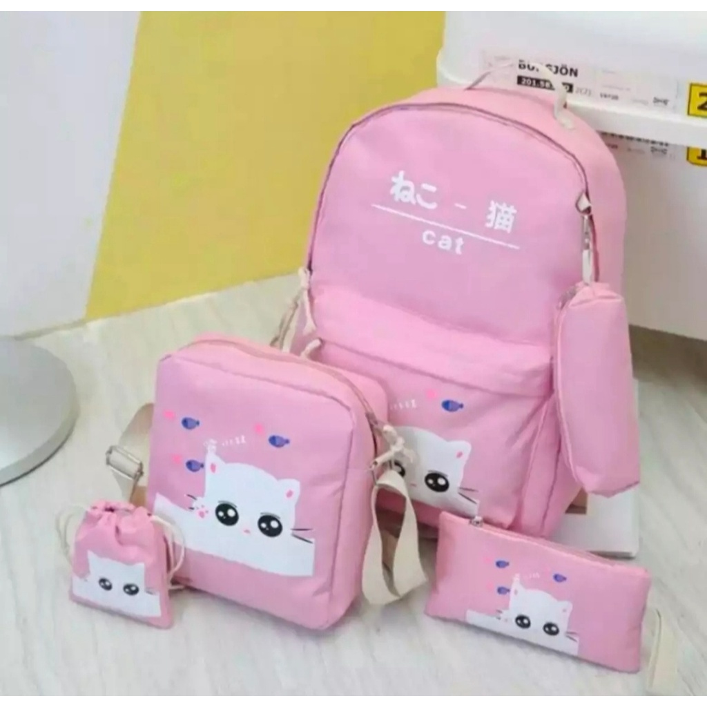 TOKOAGUMG99//TAS.RANSEL.SEKOLAH/ANAK///TAS.ANAK.PREMPUAN.//TAS.NGAJI.DAN.SEKOLAH.//EDIIS.TERBARU.ALA.KOREA//EDISI.TAS.KUCING.INTIP///