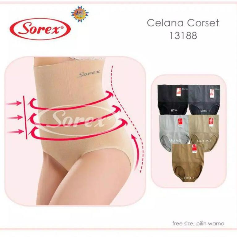 SIAP KIRIM Celana Dalam Korset Sorex 13188 & 13187 Semi Korset Pelangsing