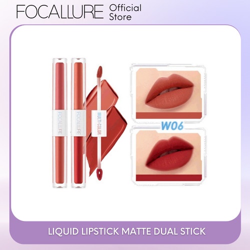 Focallure Waterproof 2in1 Liquid Lipstik Matte Dual