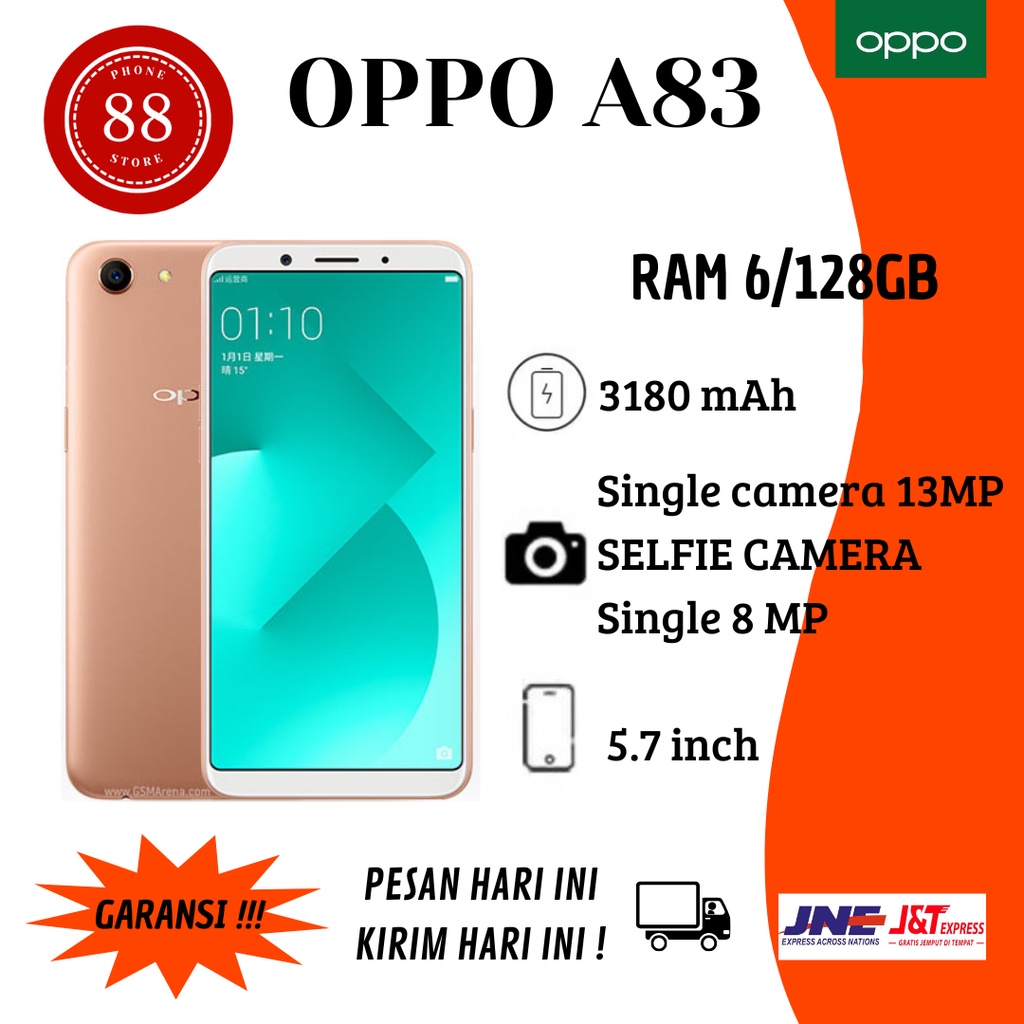 OPPO A83 RAM 6/128GB GARANSI 1THN