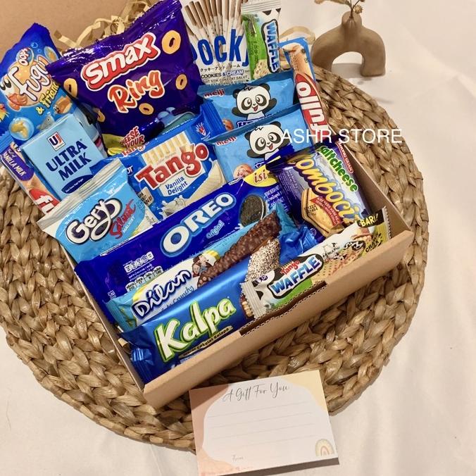 

Terbaru☑️HAMPERS / GIFT BOX / SNACK BOX / KADO ULANG TAHUN / VALENTINE / ANNIVERSARY - parcel lebaran parcel idul fitri parcel idulfitri biru