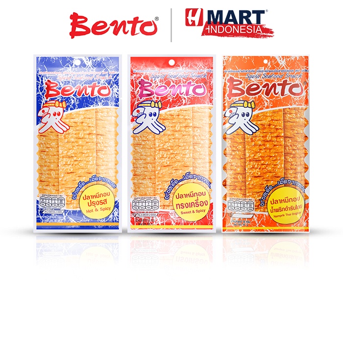 

BENTO Squid Seafood Snack - Camilan Rasa Cumi-Cumi 24g