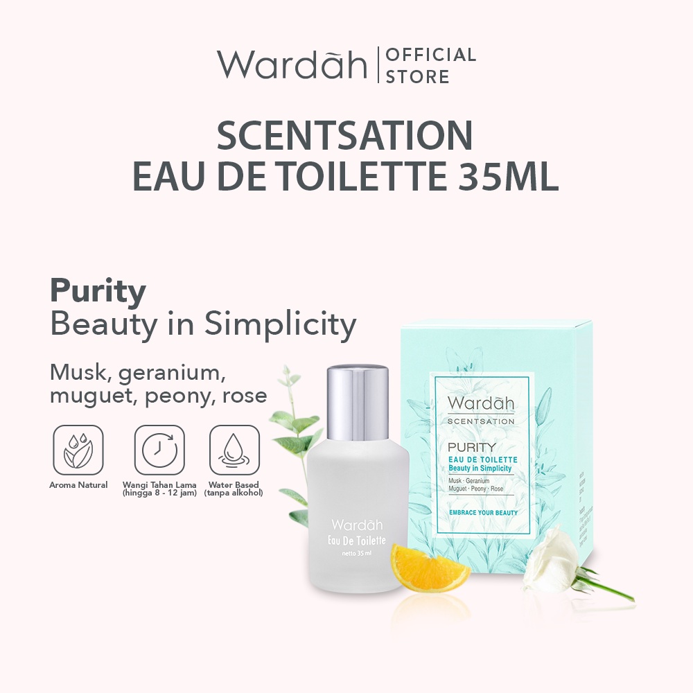 Wardah Scentsation Eau De Toilette 35ml / Parfum Wanita