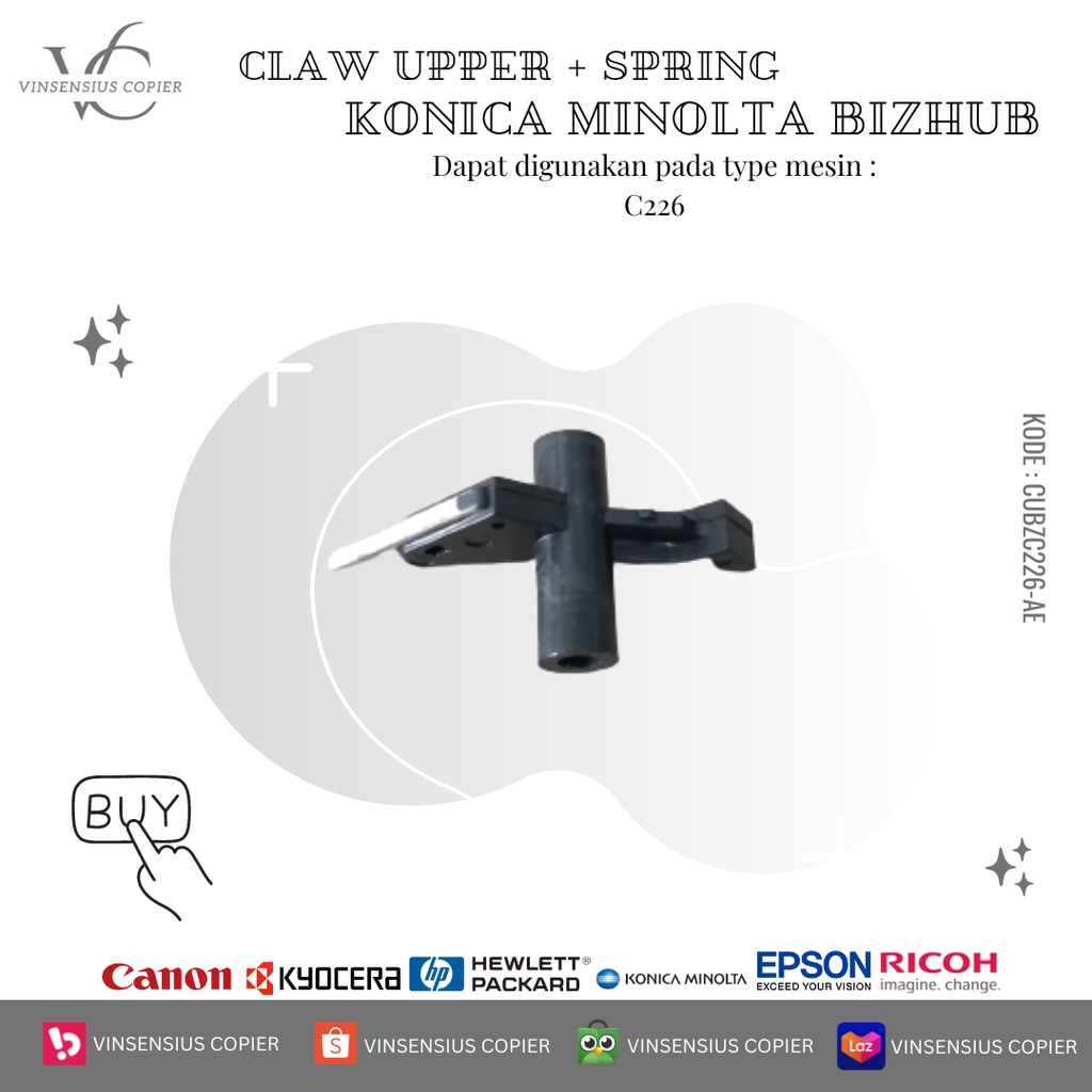 CLAW UPPER KONICA MINOLTA BIZHUB C226/C227/C226i