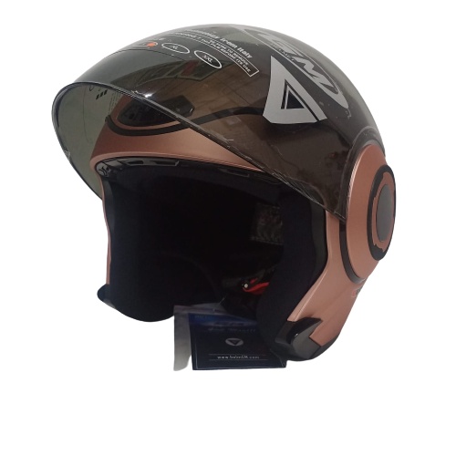 GM HELM EVOUQ SOLID ROSE GOLD DOFF GM SINGLE VISOR