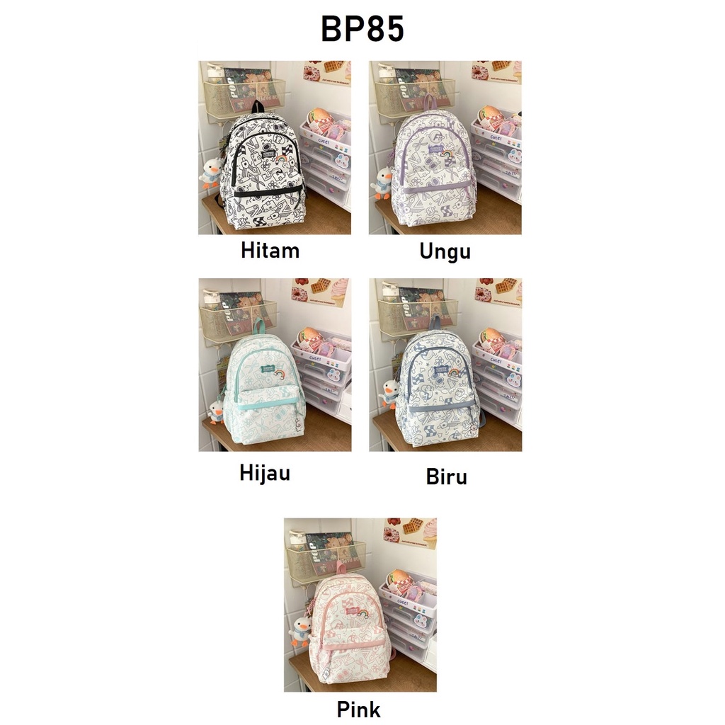 TR85 Tas Ransel Backpack Sekolah Tas Ransel Wanita Ransel Laptop Tas Laptop Ransel Anak Ransel Waterproof