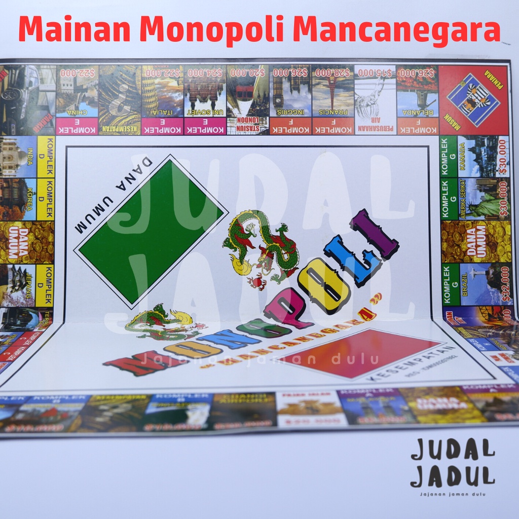 JudalJadul - Monopoli / monopoli jadul / mainan monopoli & ular tangga