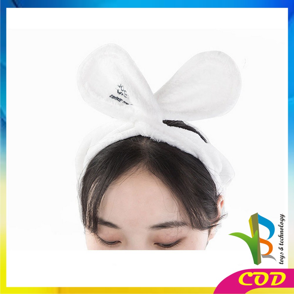 RB-C69 Headband Bando Masker Wanita Motif Pita Kelinci Lucu Bandana Korea / Bando Korea / Bendo Facial Cuci Muka Import