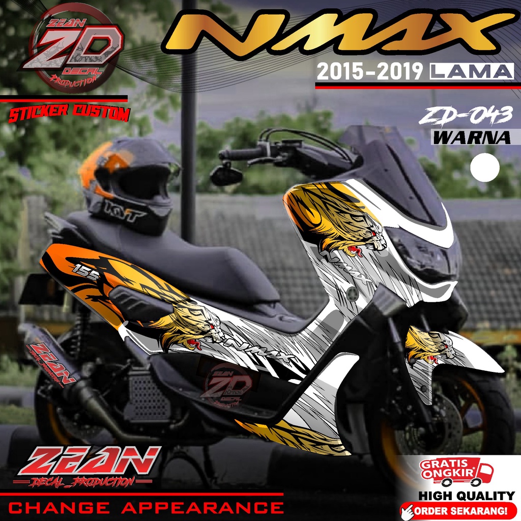 (PROMO COD) TERBARU Decal Sticker Yamaha Nmax 155 Old 2015 2016 2017 2018 2019 Full body - Stiker Sk