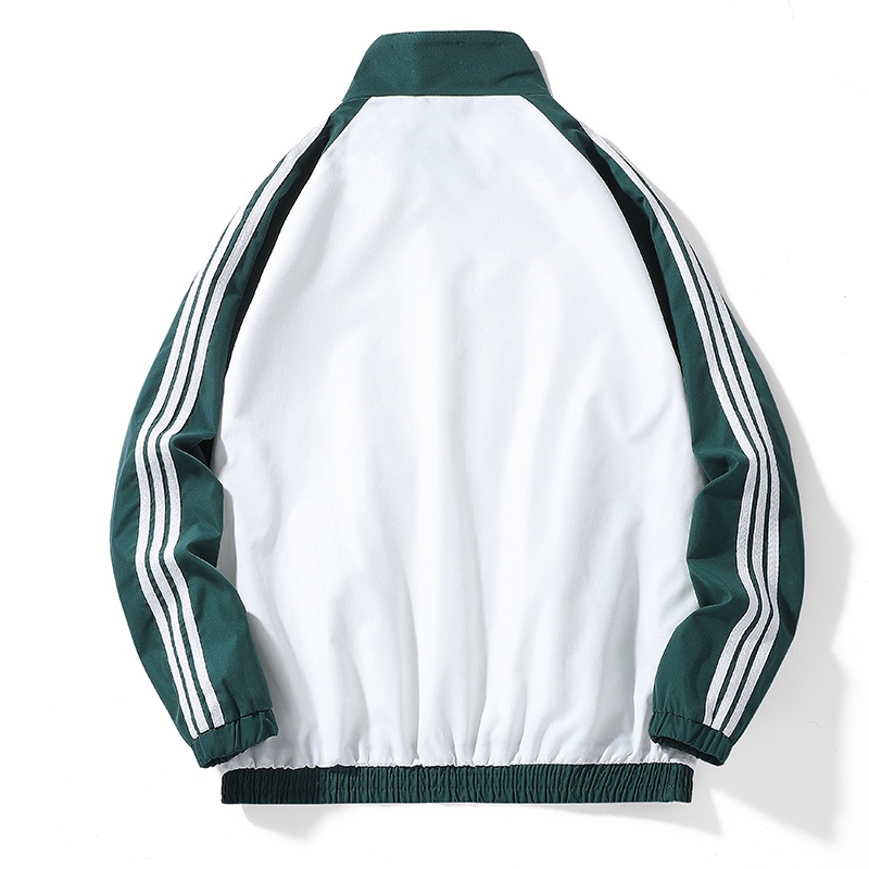 Jaket Pria Casual Retro Sprots Bisbol Gaya Korea Kasual untukj Fashion Jacket J606