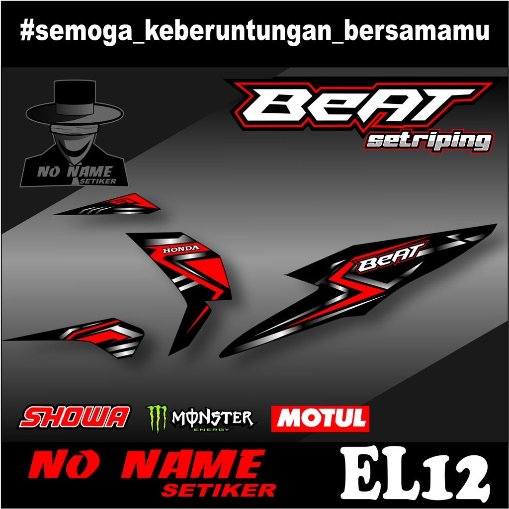 Stiker striping Beat New 2020 2021 (el12) List Variasi sticker