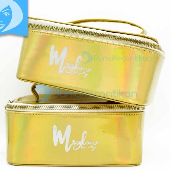 DISKON Box Make Up Ms Glow / Tempat Penyimpanan Make Up / Tas Make Up Ms Glow