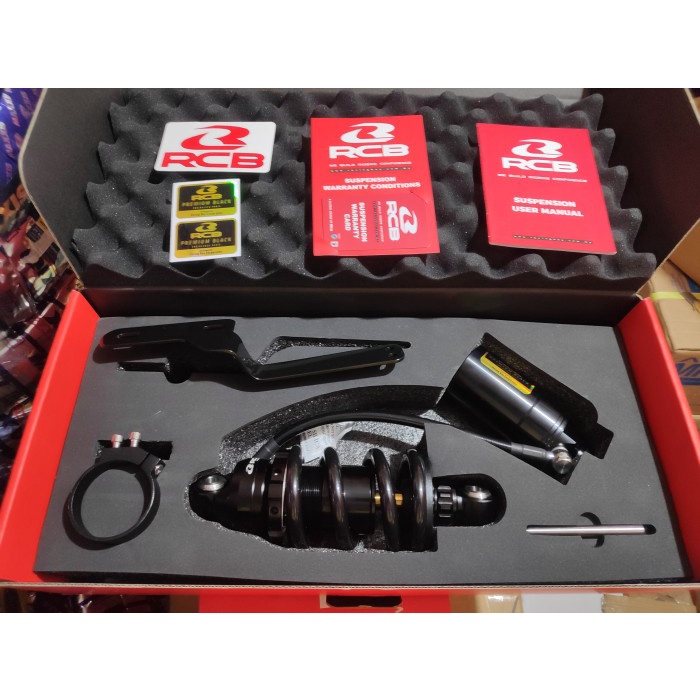 SHOCK TABUNG MX KING RCB DB-2 LINE BLACK SERIES ORIGINAL