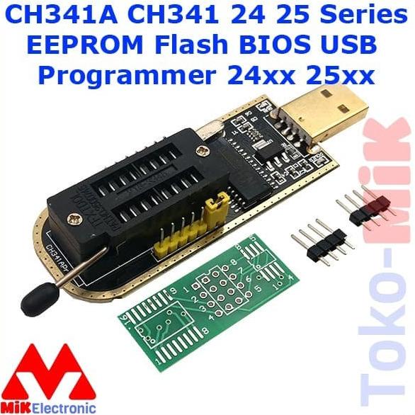 CH341A IC PROGRAMMER EEPROM FLASH BIOS USB PROGRAMMER IC FLASH PROGRAM tok-mi Berkualitas