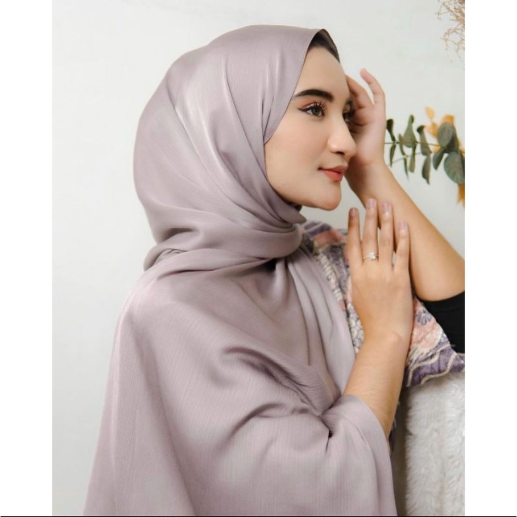 Promo!!! Pashmina Silk Cardenza Premium/Pashmina Malay Silk Texture Shawl Satin Credenza