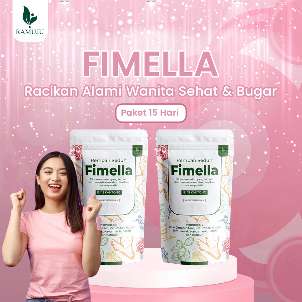 Ramuju Fimella - Paket 15 Hari Ramuan Penambah Berat Badan | Energy Booster &amp; Penambah Nafsu Makan