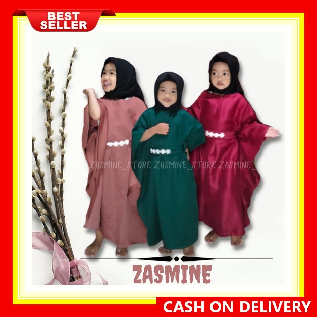 Kaftan Triana Kid /Fashion Muslim Anak Remaja /Kaftan Baju Lebaran Kondangan Anak Kekinian Selin Kaf