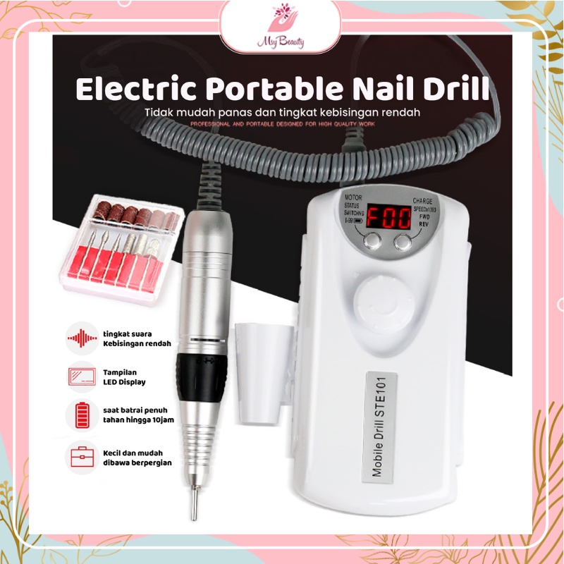 MSY Alat Kikir Kuku Elektrik/Bor Mini Mesin manikur/Mesin Kikir Kuku Elektrik Electric Nail Drill