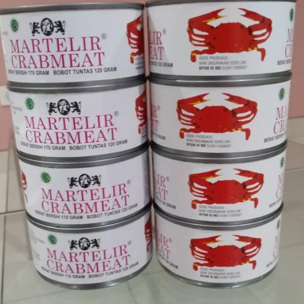 

BAYAR DITEMPAT ✅ Daging kepiting rajungan kalengan martelir crabmeat