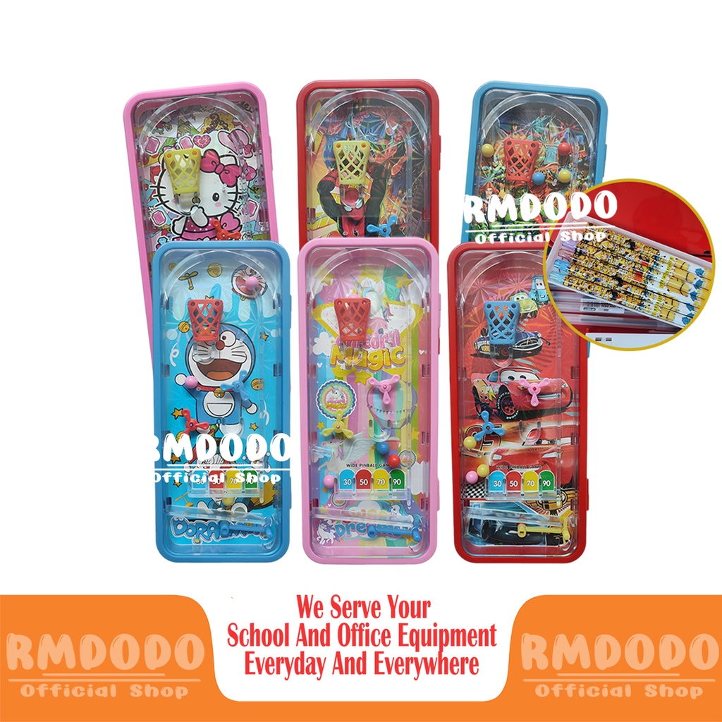 

Rmdodo - Tempat Pensil Password Set Mainan Pinball / Tepak Kotak Pensil Anak Karakter / Pencil Case Fancy CC-7815