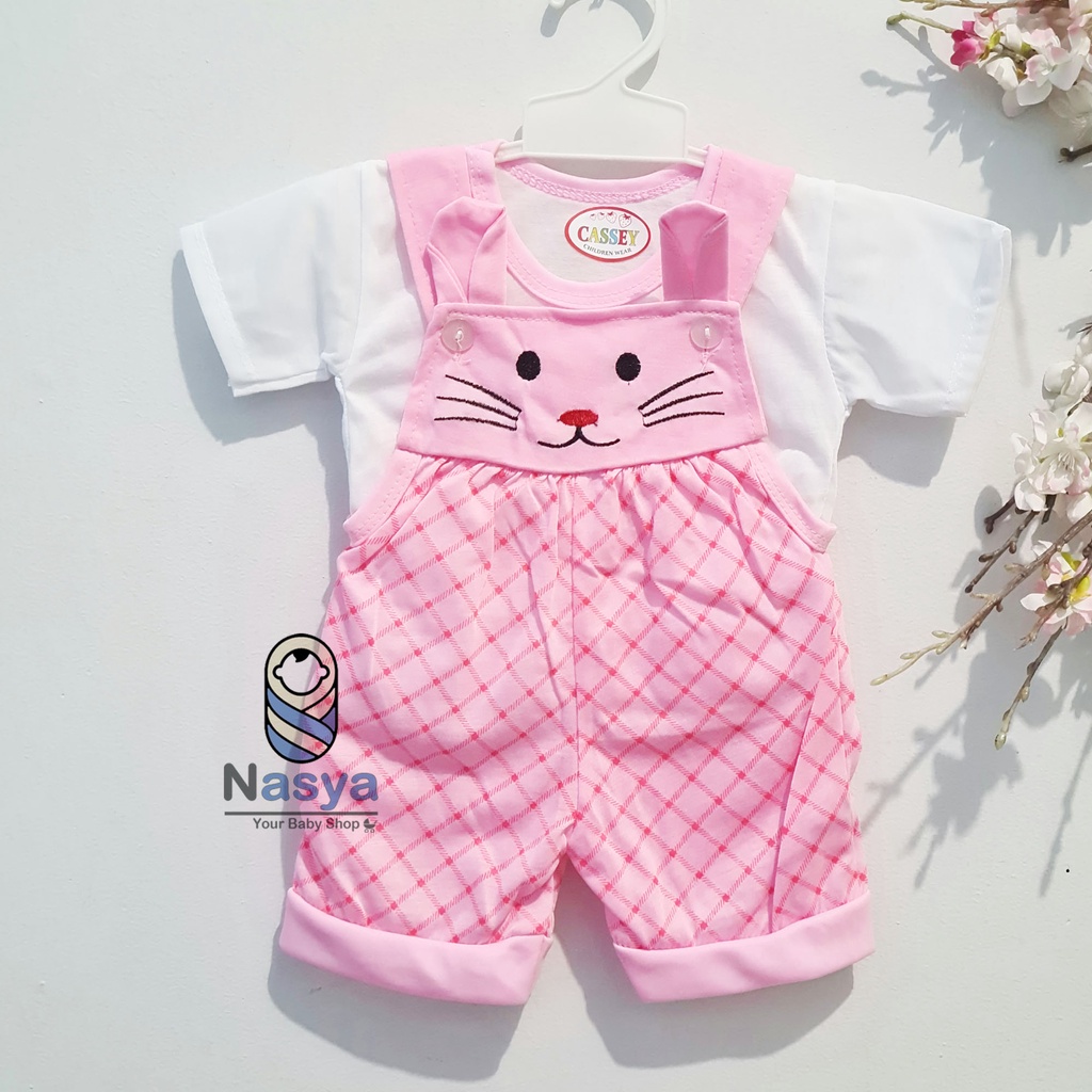 [N-083B] Baju Bayi Model Kodok motif kucing MURAH (0-6 bulan)