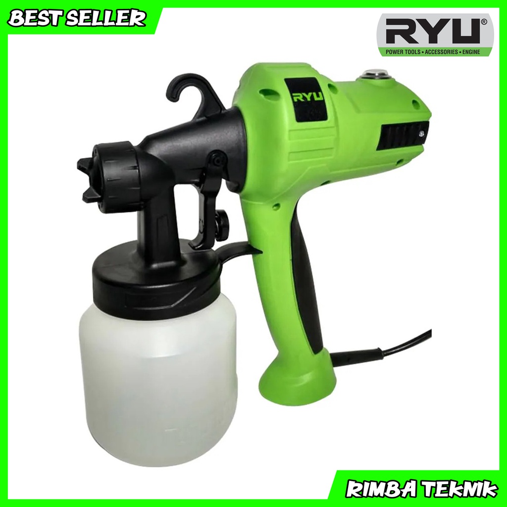 Promo Mesin Spray Gun Electric 800 ML Tipe RSE800 RYU Original Terbaru / Mesin Semprot Cat Listrik / Mesin Semprot Air Listrik / Tembakan Cat Listrik / Alat Cat / Spray Gun Elektrik Cat Minyak / Sprayer Elektrik / Sprayer Gun / Terlaris