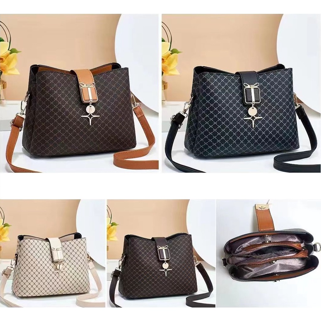 MV_Marvelouz MV303558 Tas SELEMPANG Wanita Motif Model Bucket  Fashion terbaru 1kg bisa 3 tas supplier tas import BQ3558 EL 4664 CR7882 LT2172