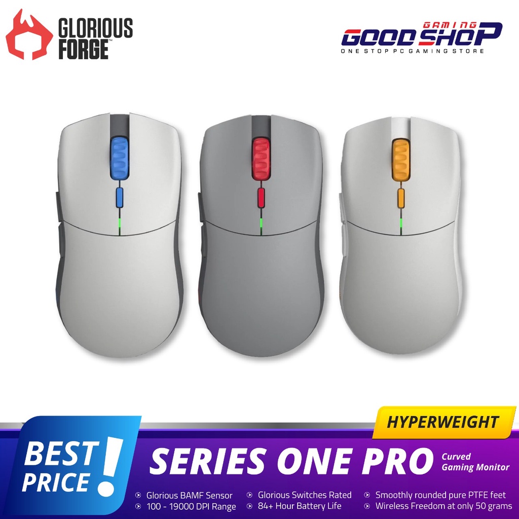 Glorious Series One PRO Lightweight USB Optical Gaming Mouse