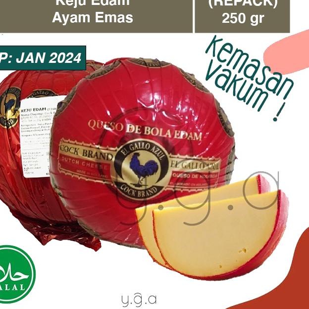 

✻ Keju Edam Ayam Emas 250gr ℗