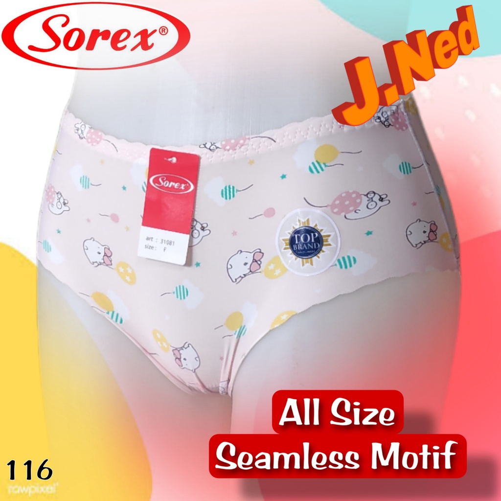 J116 CELANA DALAM SOREX SEAMLESS ART 31081 FREESIZE